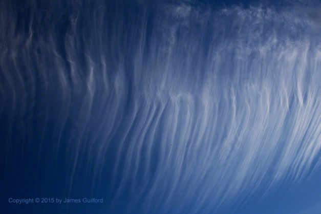 Fantastic Display of Cirrus Clouds - May 24, 2015 - Photo by James Guilford